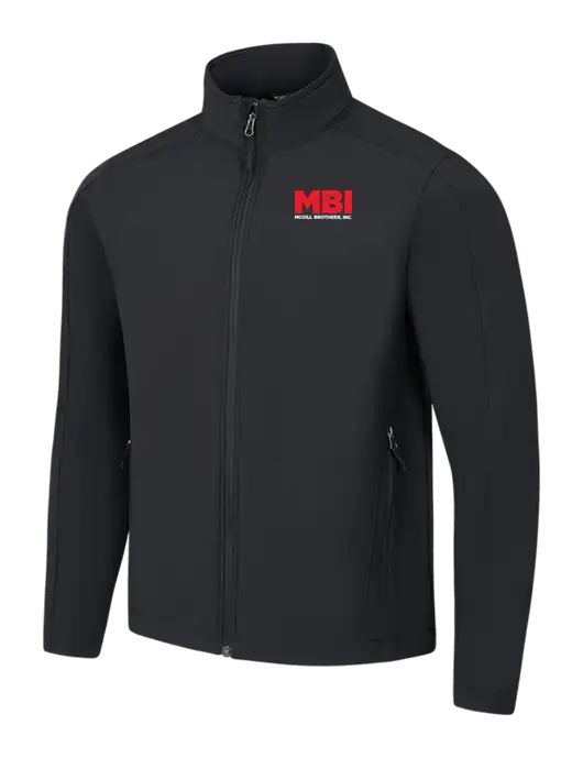 Black Core Soft Shell Jacket w/MBI Logo