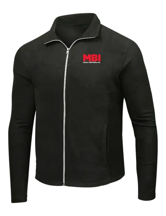 Black Microfleece Jacket w/MBI Logo