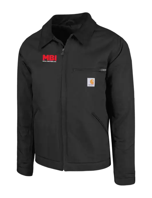 Carhartt Black Duck Detroit Jacket w/MBI Logo