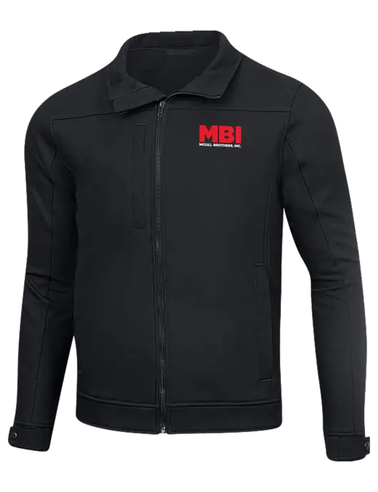 Cornerstone Charcoal Duck Bonded Soft Shell Jacket w/MBI Logo