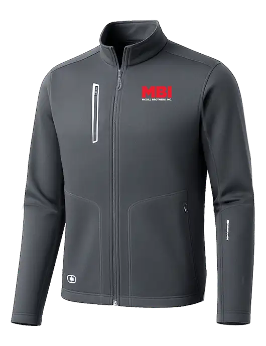 OGIO Dark Grey Endurance Fulcrum Full-Zip w/MBI Logo
