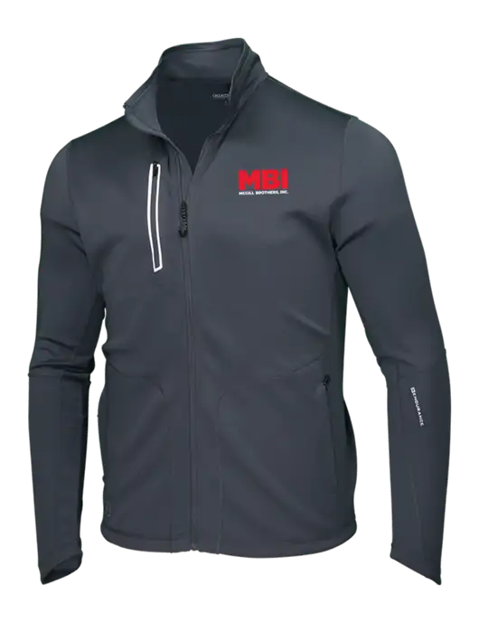 OGIO Dark Grey Endurance Fulcrum Full-Zip w/MBI Logo