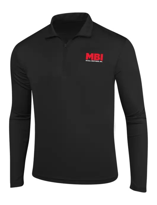 Black PosiCharge Competitor 1/4 Zip Pullover w/MBI Logo