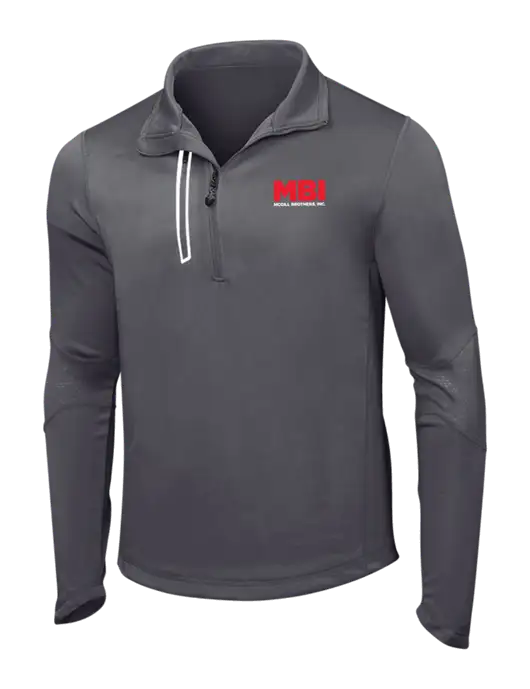 OGIO Gear Grey Endurance Fulcrum 1/4 Zip w/MBI Logo