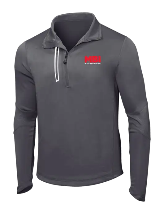 OGIO Gear Grey Endurance Fulcrum 1/4 Zip w/MBI Logo