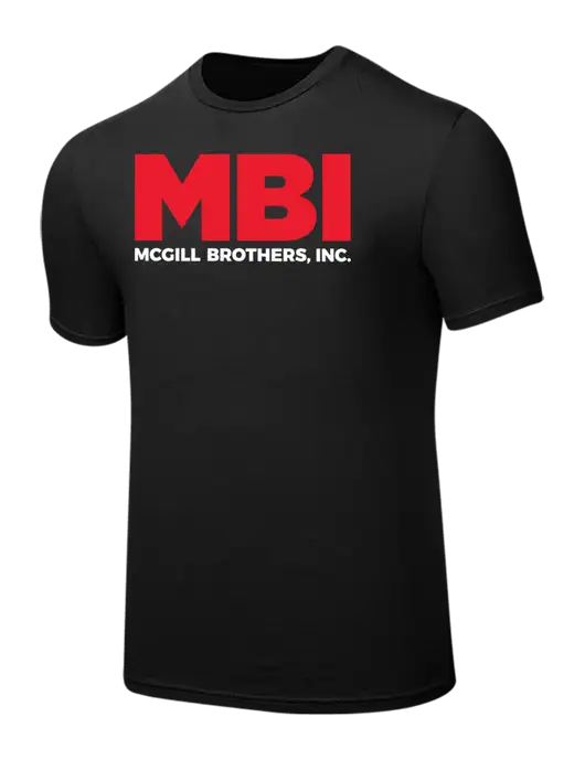Seriously Soft Black T-Shirt w/MBI Logo