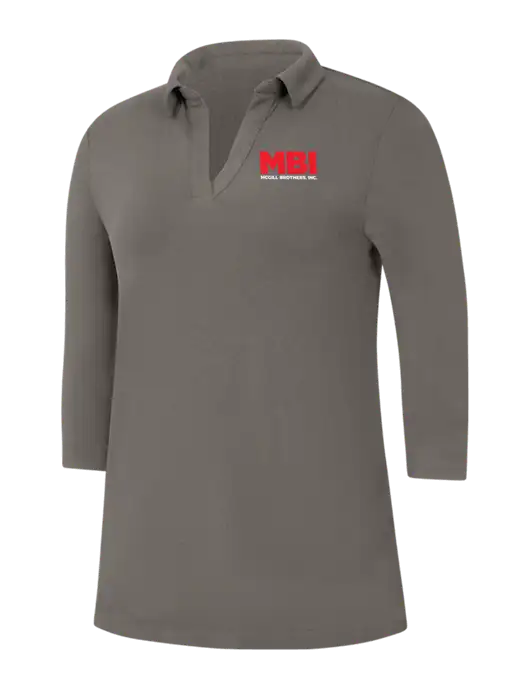 Womens Dark Grey Luxe Knit Tunic w/MBI Logo
