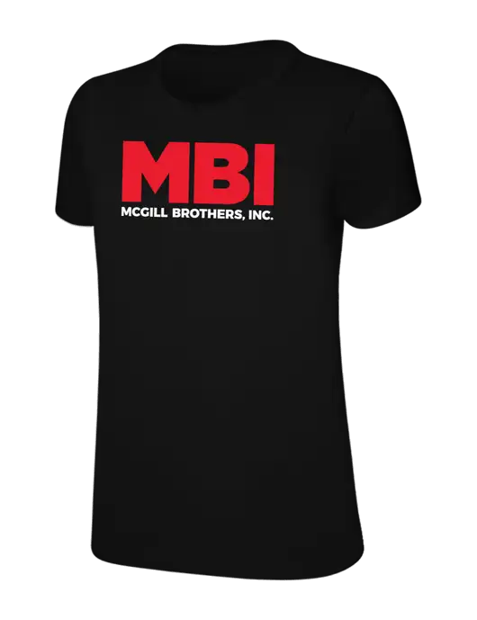 Womens Ring Spun Jet Black 4.5 oz T-Shirt w/MBI Logo
