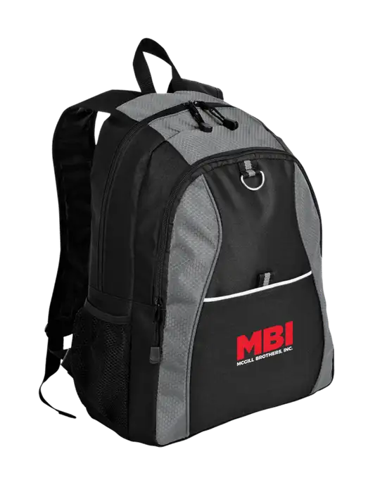 Honeycomb Grey/Black Backpack w/MBI Logo