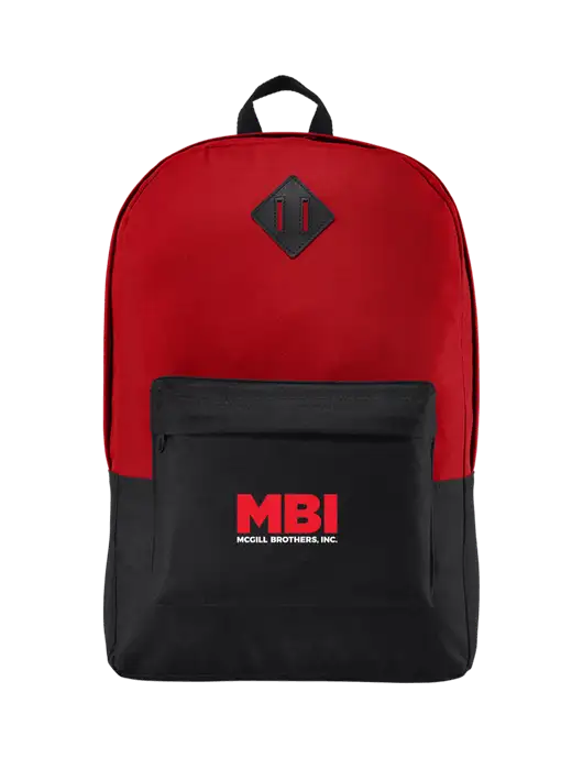 Retro True Red/Black Backpack w/MBI Logo