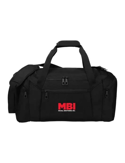 Slim & Lite Black Duffel    w/MBI Logo