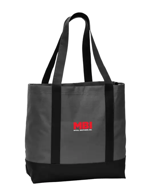 Carryall Charcoal/Black Day Tote Dark w/MBI Logo