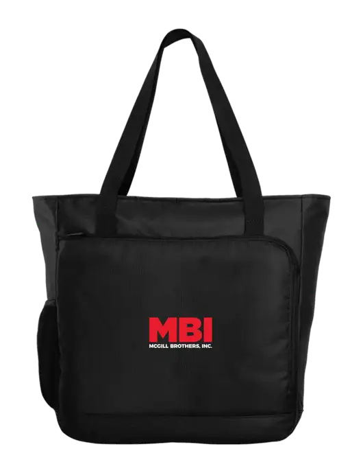 City Black Laptop Tote w/MBI Logo