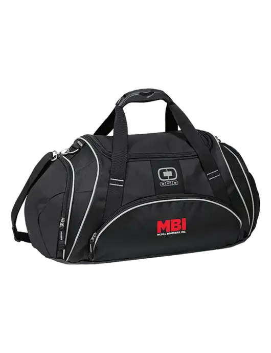 OGIO Black Crunch Duffel
 w/MBI Logo