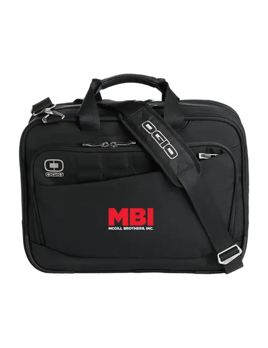 OGIO Black Element Laptop Messenger Bag w/MBI Logo