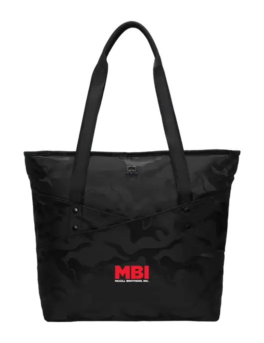 OGIO Black Camo Downtown Tote 
 w/MBI Logo