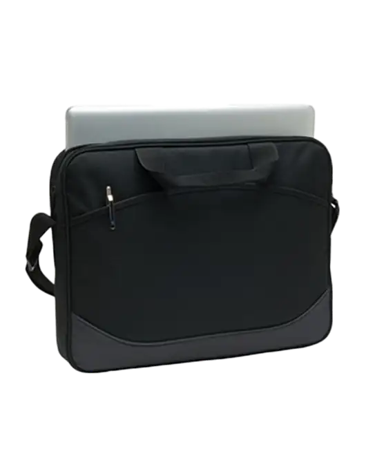 Slim & Lite Dark Black/Dark Grey Laptop Case w/MBI Logo